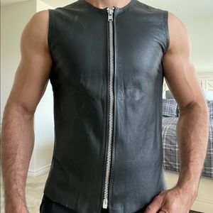 leather vest